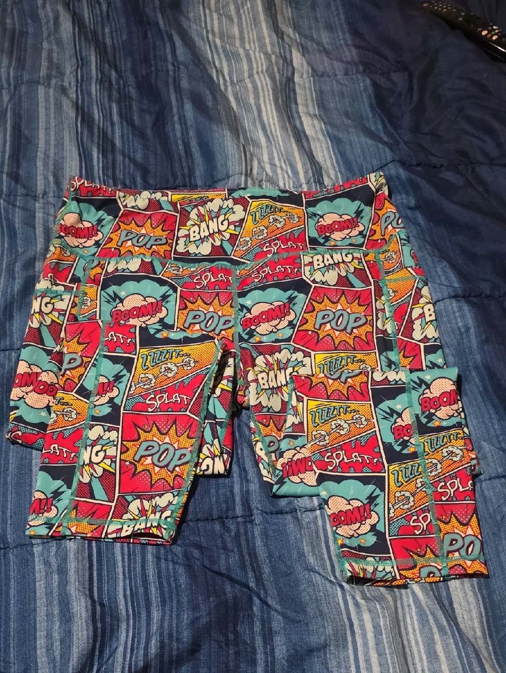 Constantly Varied Gear Comic Pop Print Stretch Capris